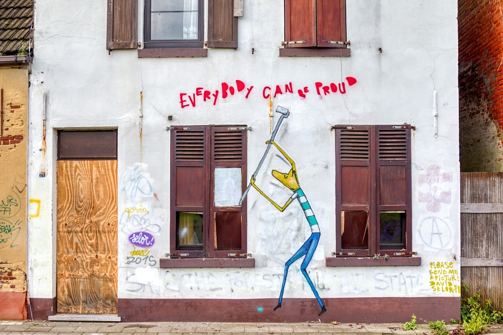 HDR Doel belgie belgique urbex decay verlaten spookdorp spookstad kerncentrale graffiti